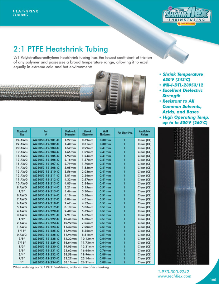 2:1 PTFE Hot Fusion Tape  catalog page image