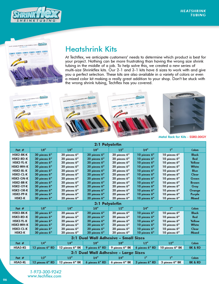 Heatshrink Kits catalog page image