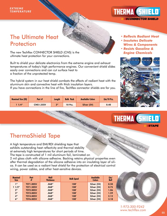 Connector Shield TS Tape catalog page image