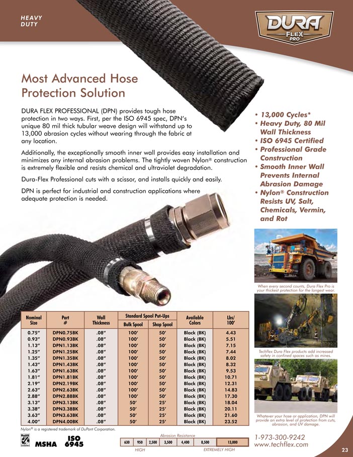 Dura Flex Pro catalog page image
