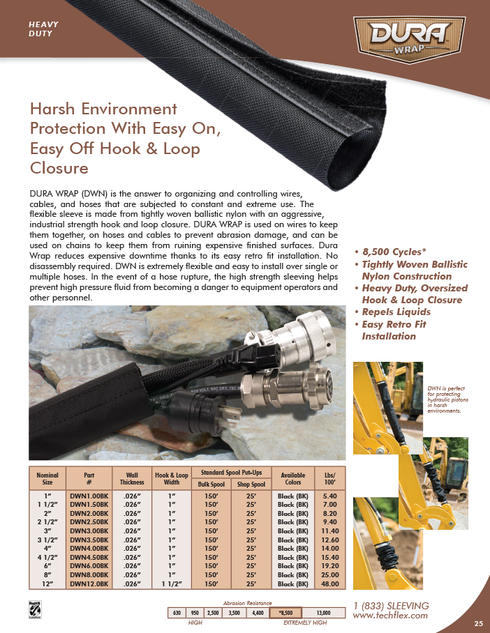 Dura Wrap catalog page image