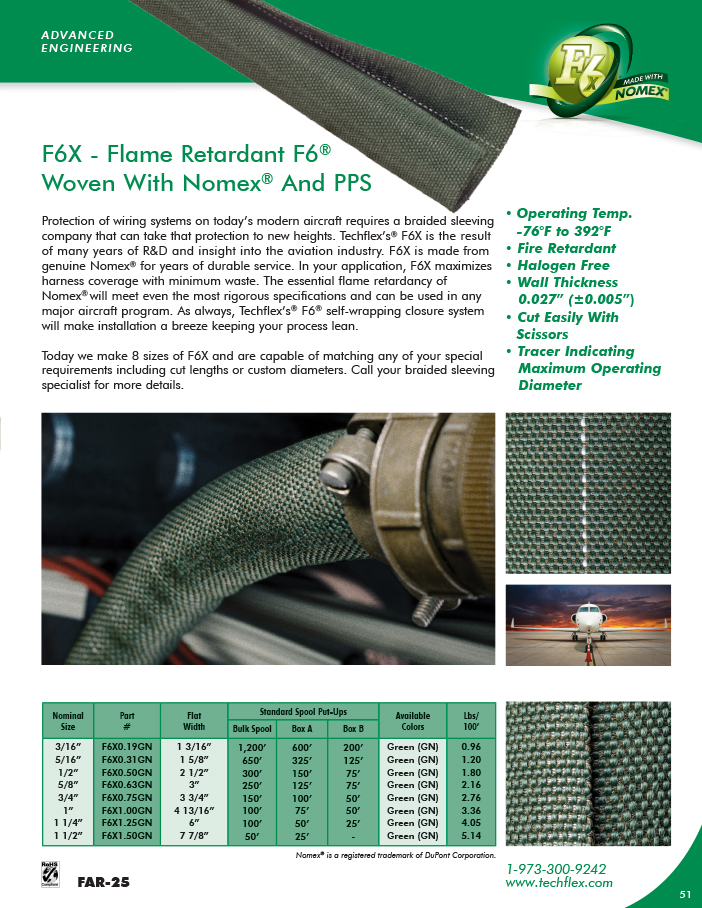 F6X Woven Nomex Page Image
