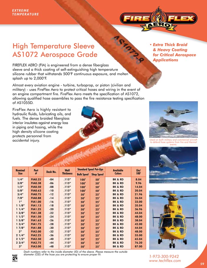 FireFlex Aero catalog page image