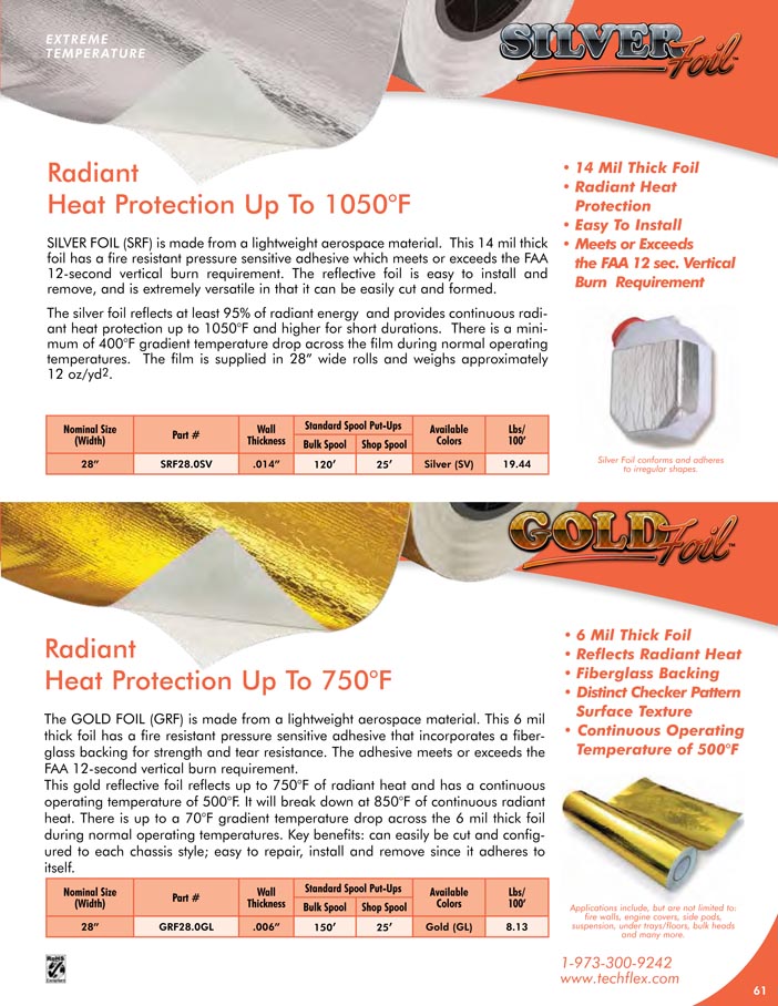 Silver Foil Gold Foil catalog page image
