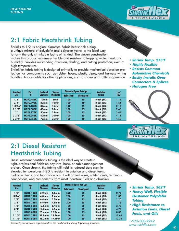2:1 Fabric 2:1 Diesel Resistant catalog page image