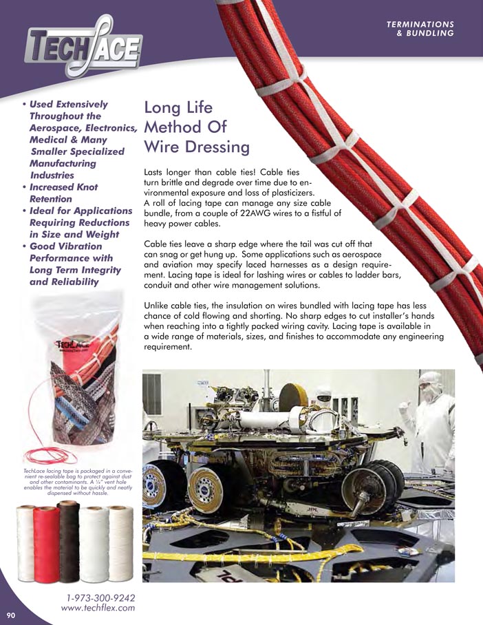 Lacing Tape catalog page image