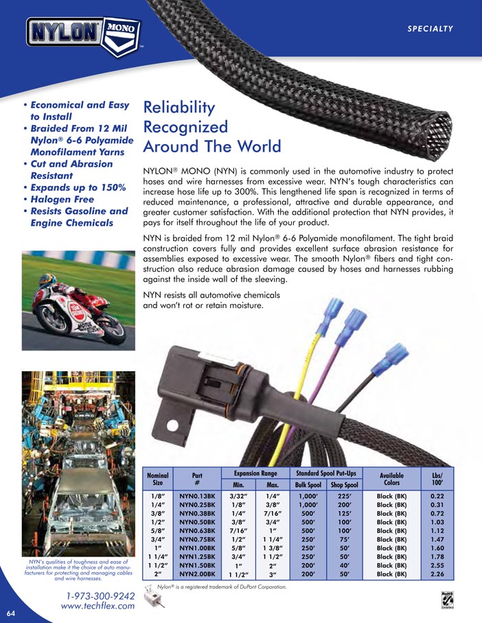 Nylon Mono catalog page image