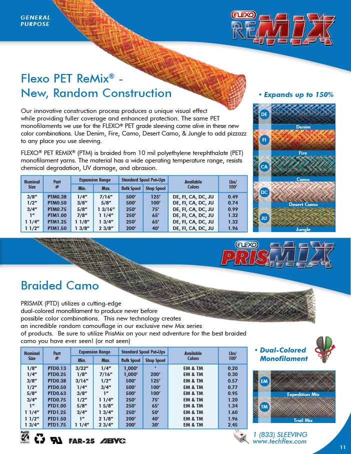 Flexo ReMix Flexo Prismix catalog page image