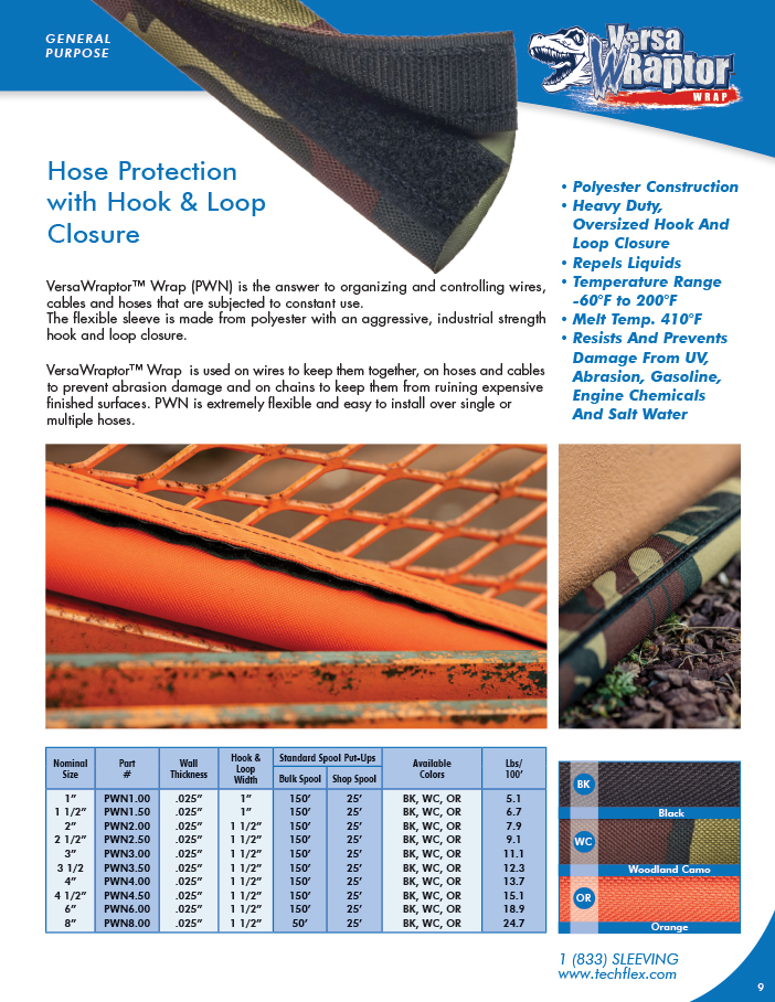 VersaWraptor catalog page image