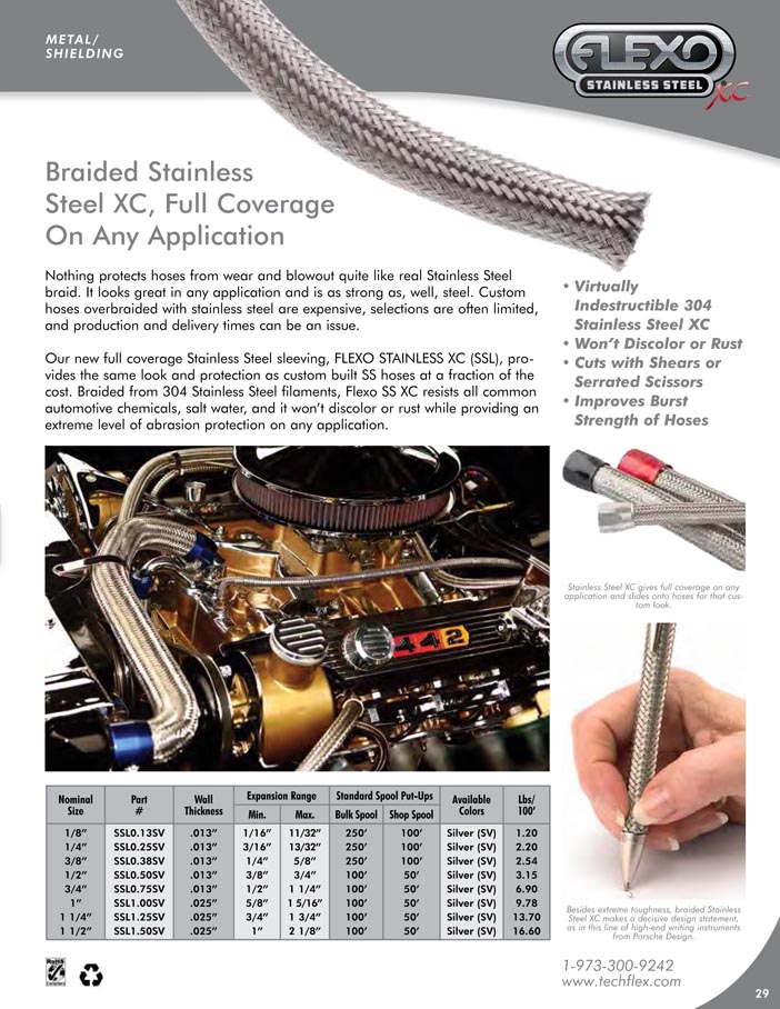 Flexo Stainless Steel XC catalog page image