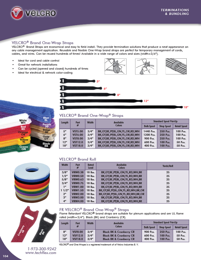 Velcro catalog page image